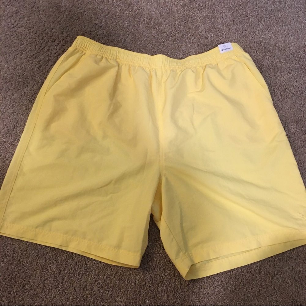 Yellow Men's Swimsuit 2X T